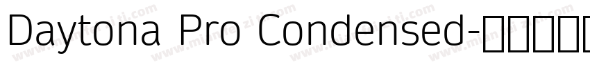 Daytona Pro Condensed字体转换